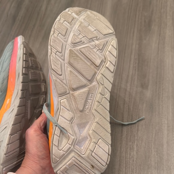 ***Price Drop***HOKA Teal and Orange Running Shoes - Picture 9 of 10